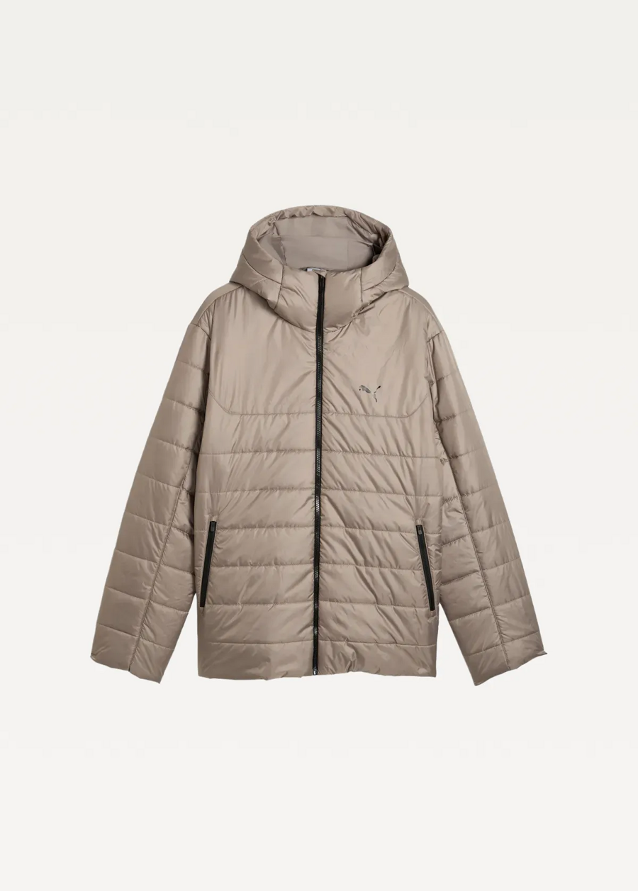 Куртка мужская PUMA ESS Hooded Padded Jacket Mouse Gray