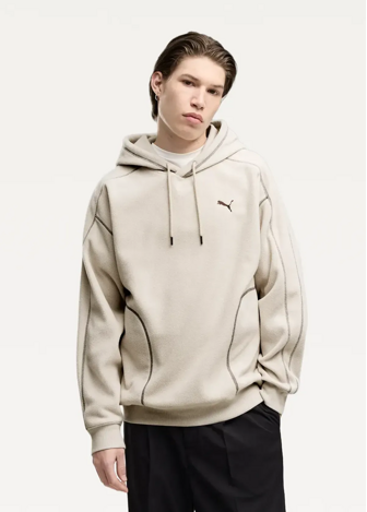 Худі чоловіче PUMA ESS ELEVATED Relaxed Winter Silver Fog