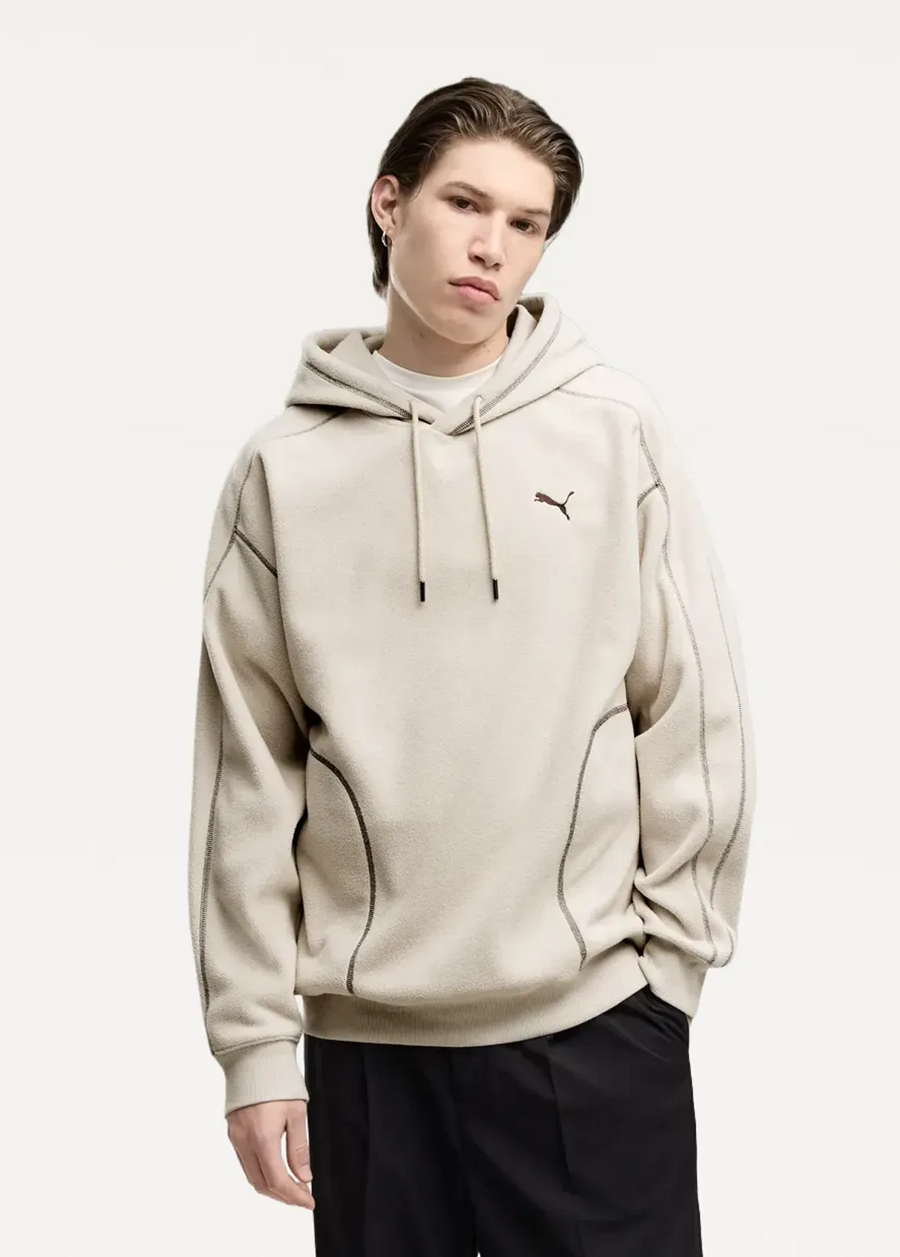 Худі чоловіче PUMA ESS ELEVATED Relaxed Winter Silver Fog