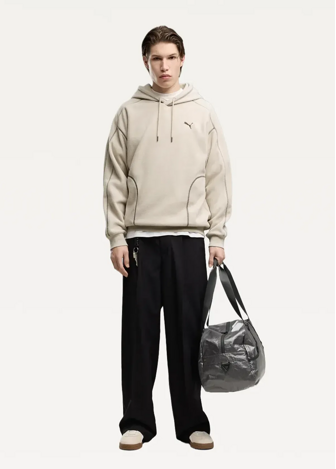 Худі чоловіче PUMA ESS ELEVATED Relaxed Winter Silver Fog