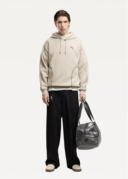 Худі чоловіче PUMA ESS ELEVATED Relaxed Winter Silver Fog