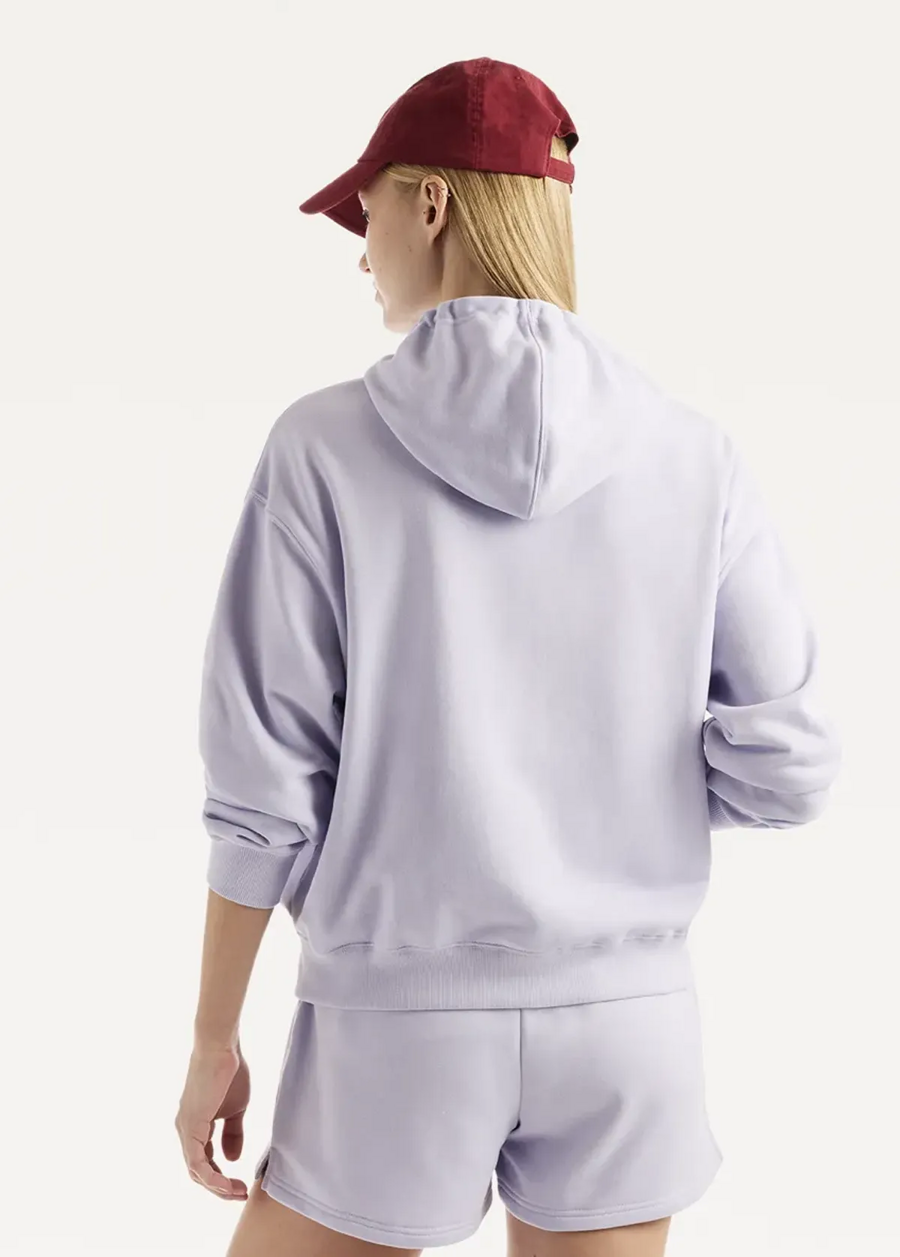 Худі жіноче New Balance Sport Essentials FT Full Zip бузкового кольору