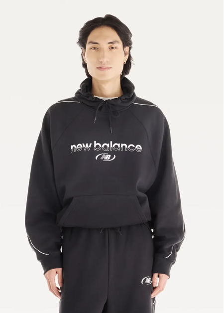 Худі чоловіче New Balance Trackside Fleece чорного кольору