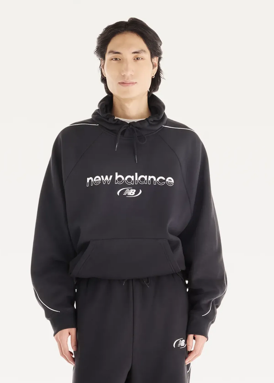 Худі чоловіче New Balance Trackside Fleece чорного кольору