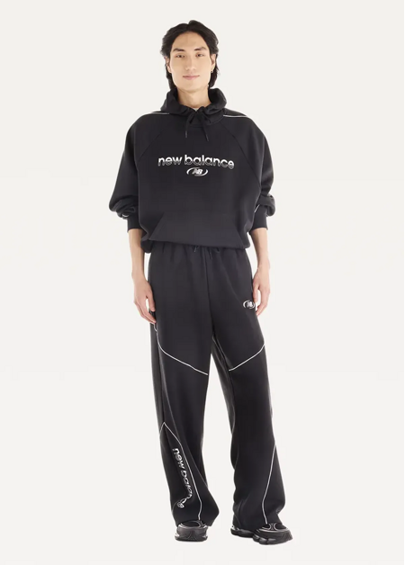 Худі чоловіче New Balance Trackside Fleece чорного кольору