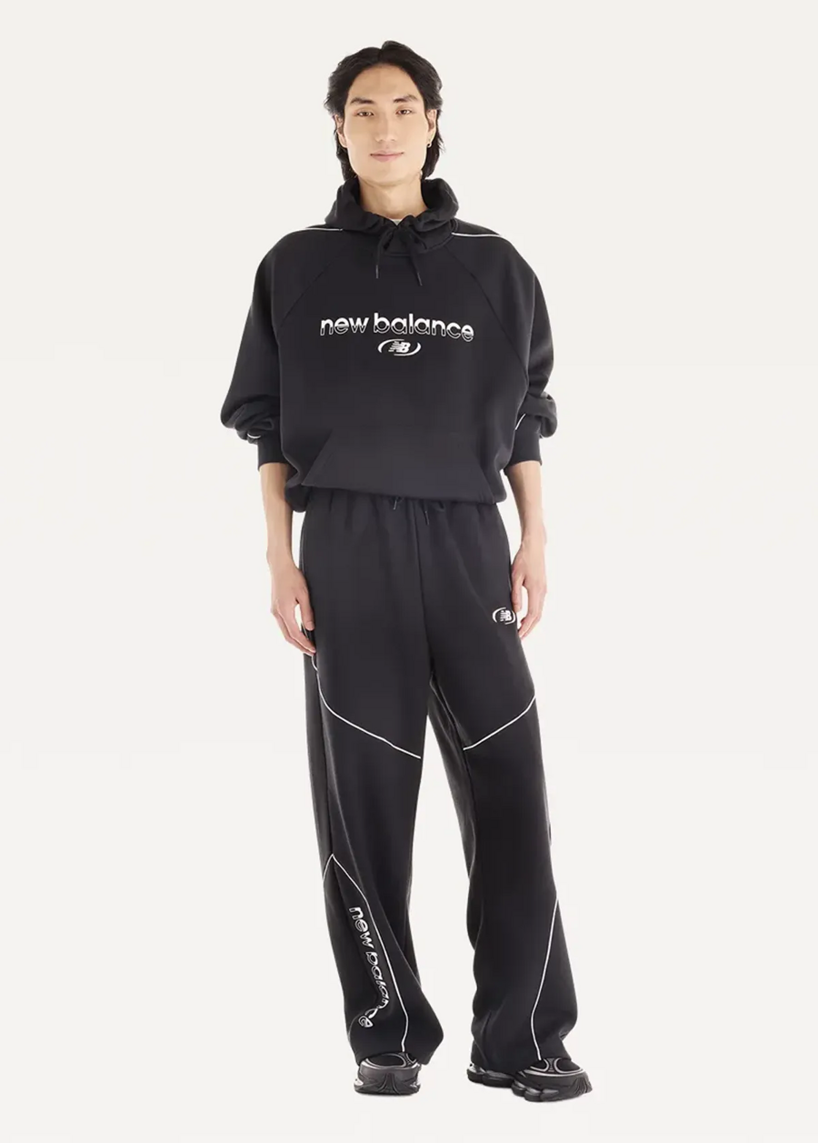 Худі чоловіче New Balance Trackside Fleece чорного кольору