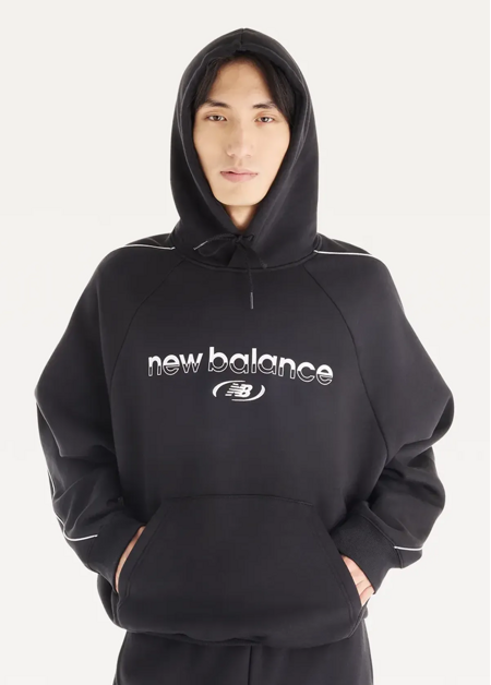 Худі чоловіче New Balance Trackside Fleece чорного кольору