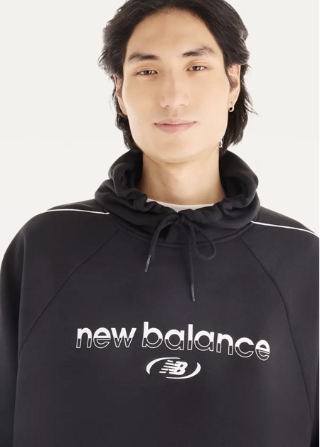 Худі чоловіче New Balance Trackside Fleece чорного кольору