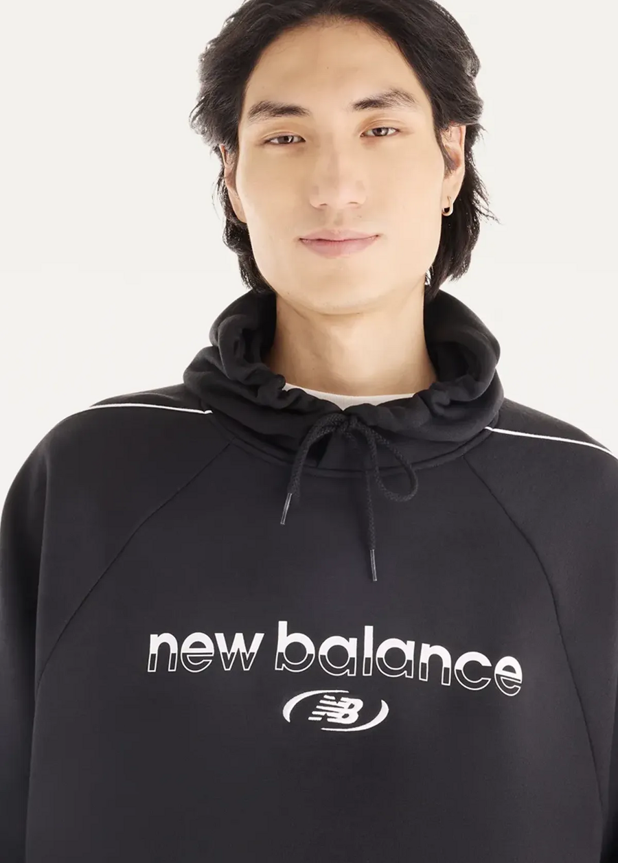 Худі чоловіче New Balance Trackside Fleece чорного кольору