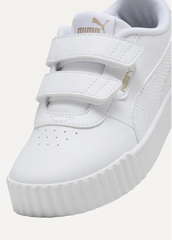 Кроссовки детские PUMA Carina 3.0 V PS PUMA White-PUMA Gold