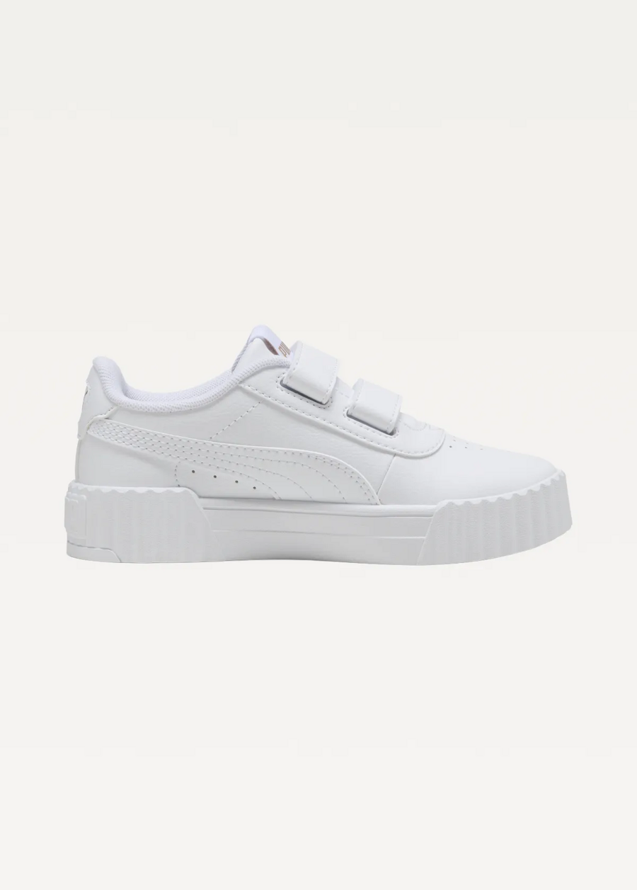 Кроссовки детские PUMA Carina 3.0 V PS PUMA White-PUMA Gold