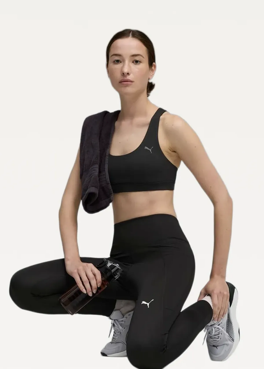 Топ жіночий PUMA CLOUDSPUN BRA - MID чорного кольору