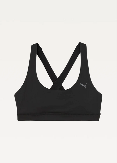 Топ жіночий PUMA CLOUDSPUN BRA - MID чорного кольору
