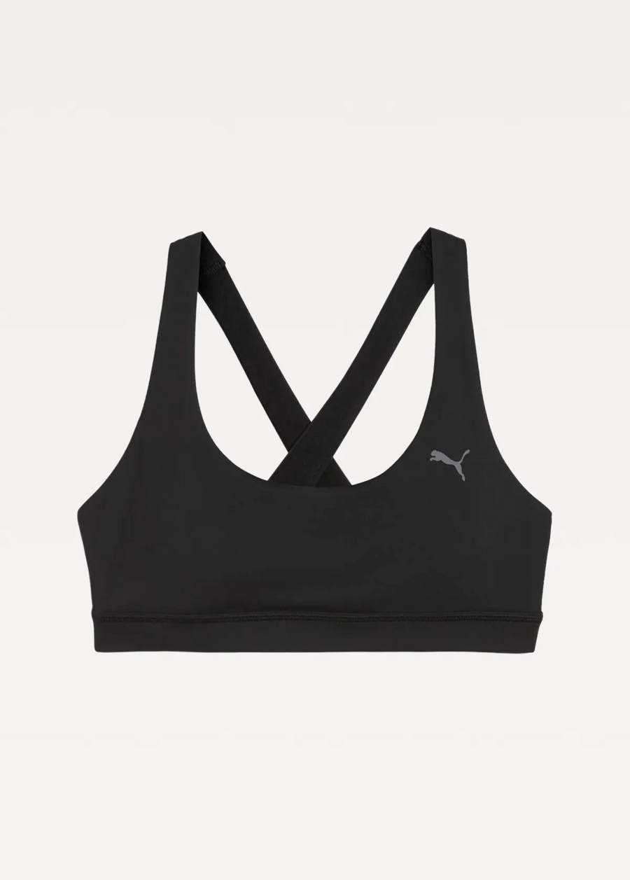 Топ жіночий PUMA CLOUDSPUN BRA - MID чорного кольору