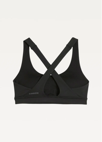 Топ жіночий PUMA CLOUDSPUN BRA - MID чорного кольору
