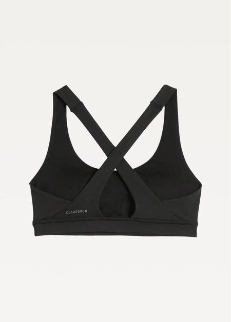 Топ жіночий PUMA CLOUDSPUN BRA - MID чорного кольору