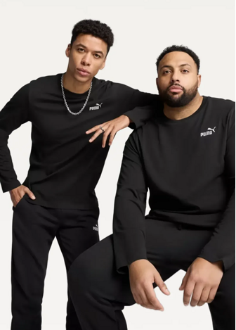 Лонгслів чоловічий PUMA ESS Longsleeve Tee чорного кольору