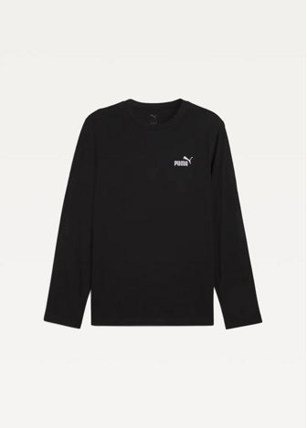 Лонгслів чоловічий PUMA ESS Longsleeve Tee чорного кольору