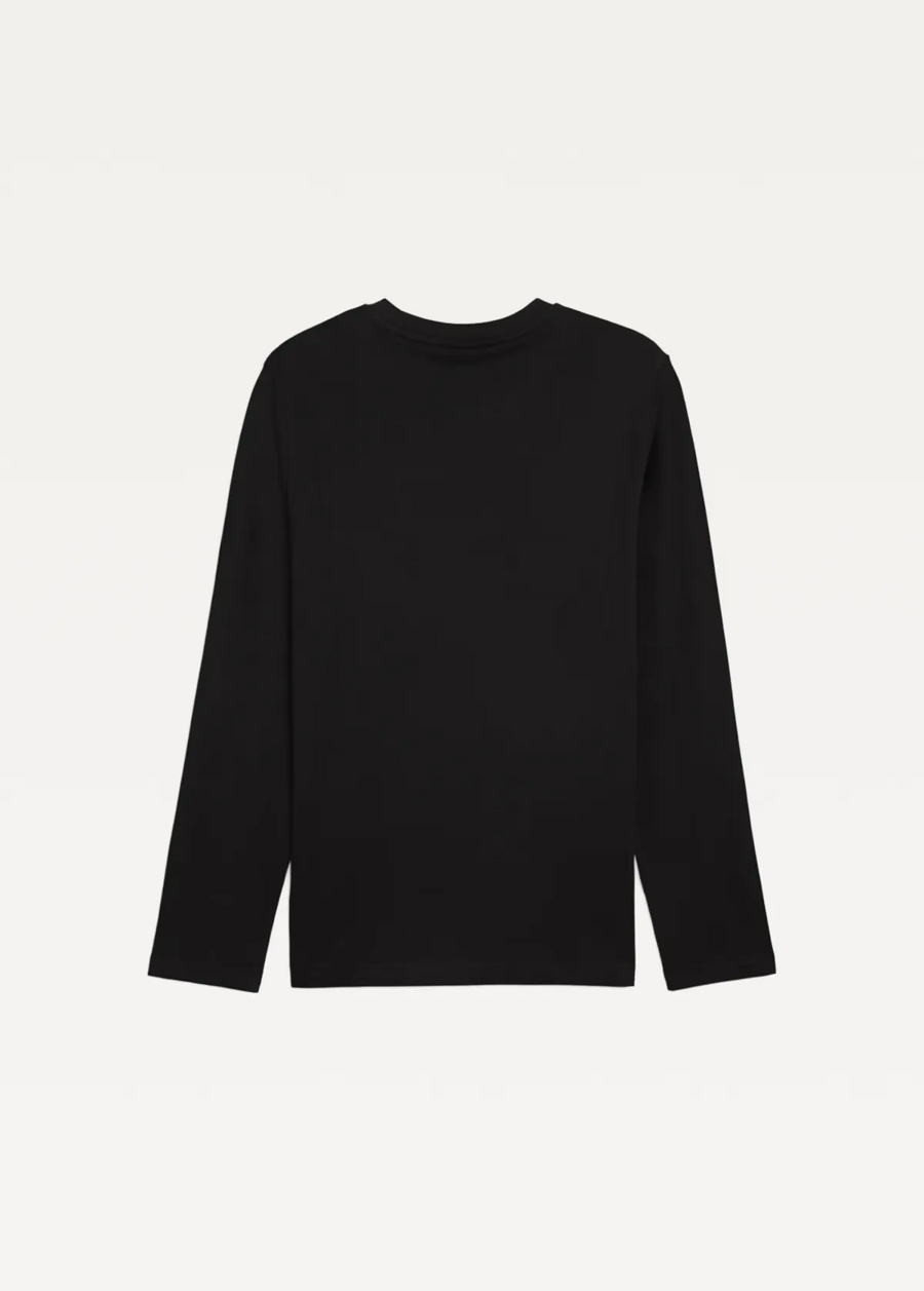 Лонгслів чоловічий PUMA ESS Longsleeve Tee чорного кольору
