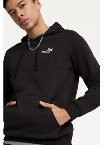 Худі чоловіче PUMA ESS Small No. 1 Logo Hoodie чорного кольору