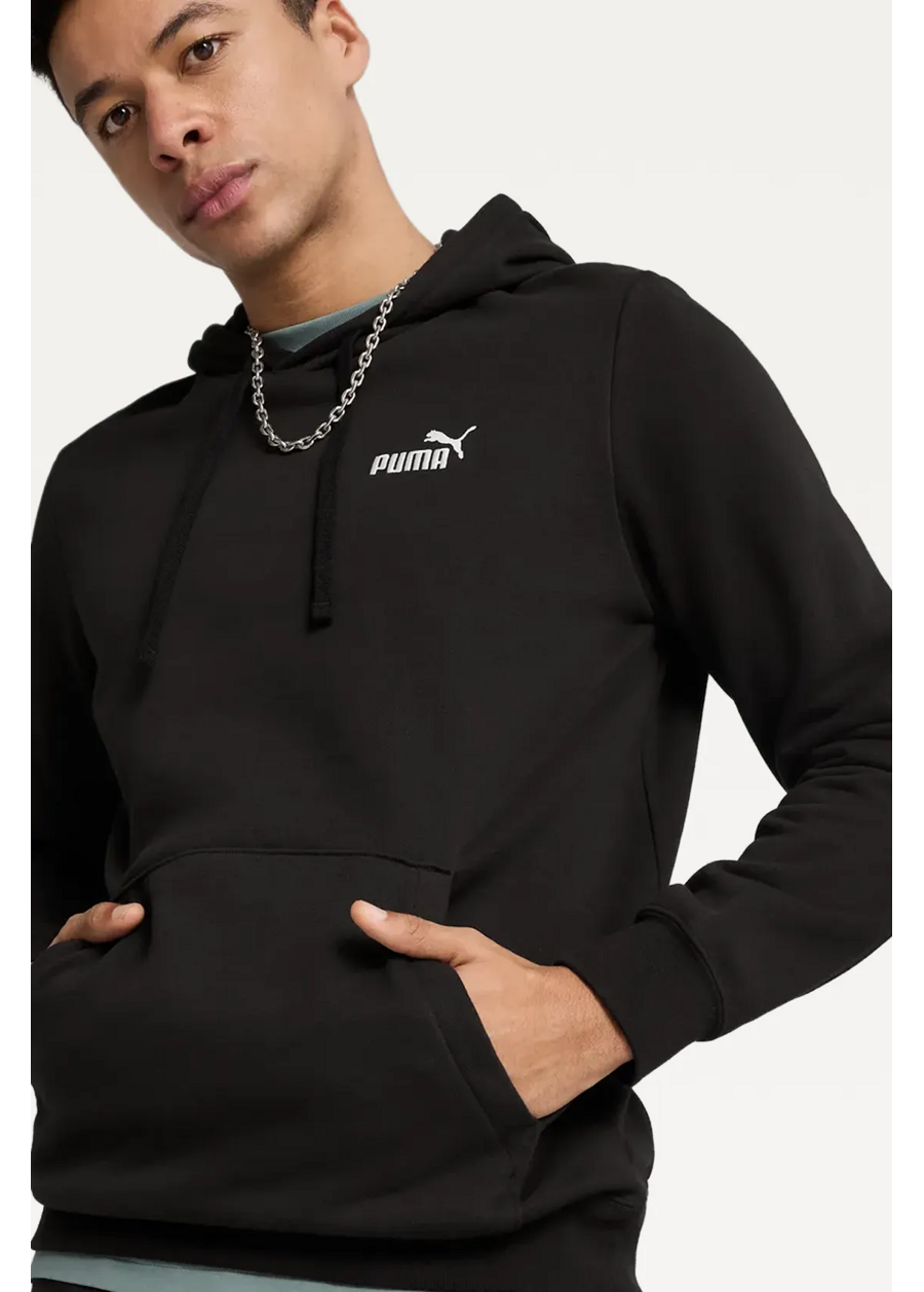 Худі чоловіче PUMA ESS Small No. 1 Logo Hoodie чорного кольору