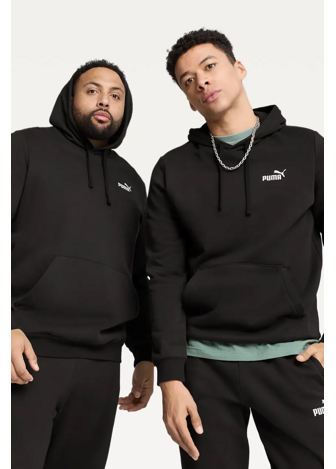 Худі чоловіче PUMA ESS Small No. 1 Logo Hoodie чорного кольору