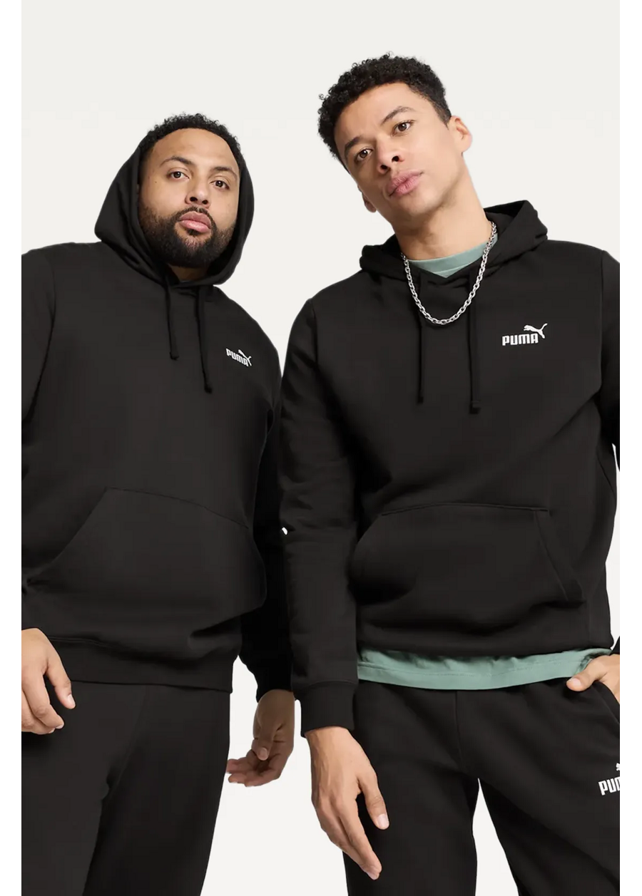Худі чоловіче PUMA ESS Small No. 1 Logo Hoodie чорного кольору