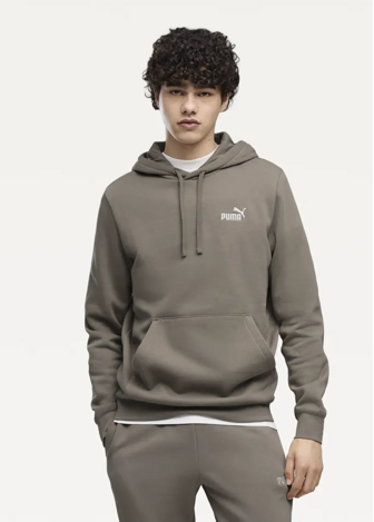 Худі чоловіче PUMA ESS Small No. 1 Logo Hoodie Mouse Gray
