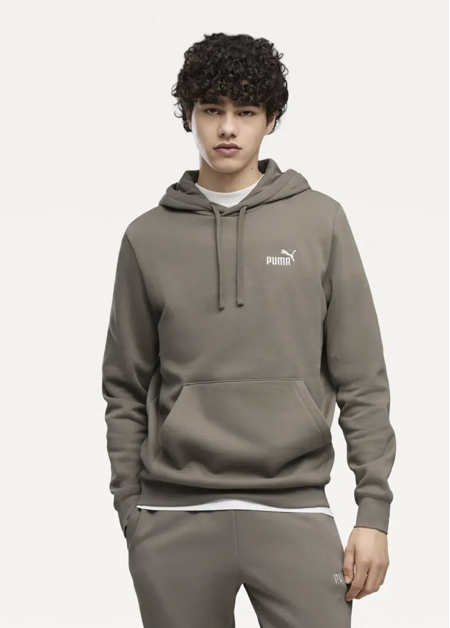 Худі чоловіче PUMA ESS Small No. 1 Logo Hoodie Mouse Gray