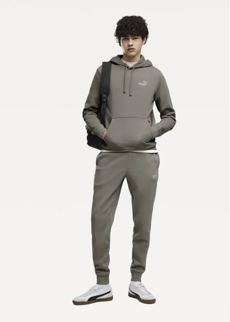 Худі чоловіче PUMA ESS Small No. 1 Logo Hoodie Mouse Gray