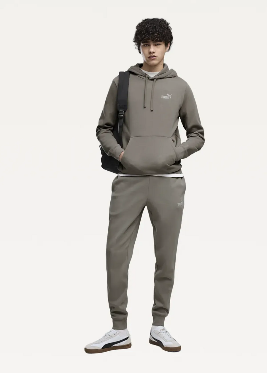 Худі чоловіче PUMA ESS Small No. 1 Logo Hoodie Mouse Gray