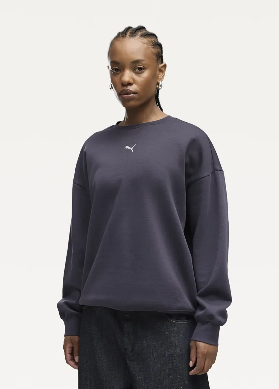 Світшот жіночий PUMA ESS Oversized Crew Inky Depths