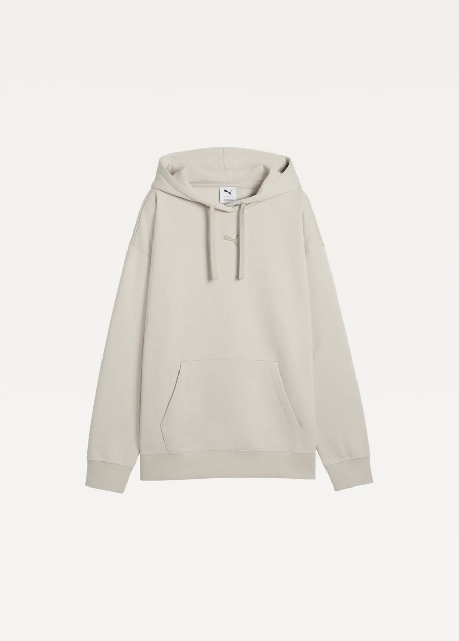 Світшот жіночий PUMA ESS Cat Logo Hoodie Silver Fog