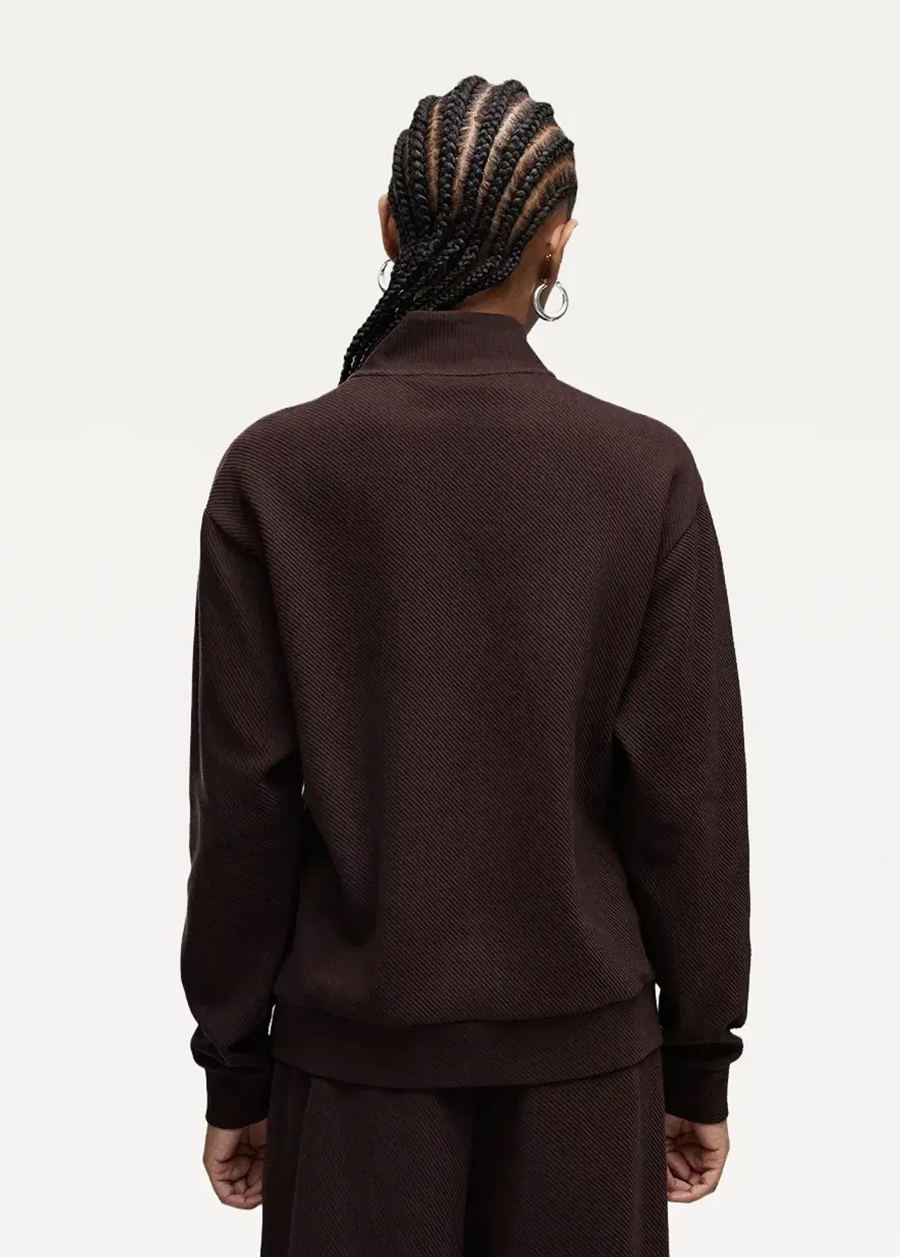 Світшот жіночий PUMA ESS ELEVATED Half-Zip Chocolate Fondue