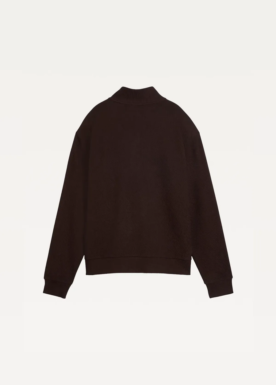 Світшот жіночий PUMA ESS ELEVATED Half-Zip Chocolate Fondue