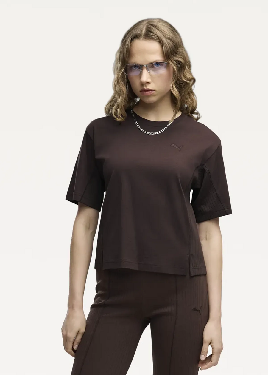 Футболка жіноча PUMA HER Tee Chocolate Fondue