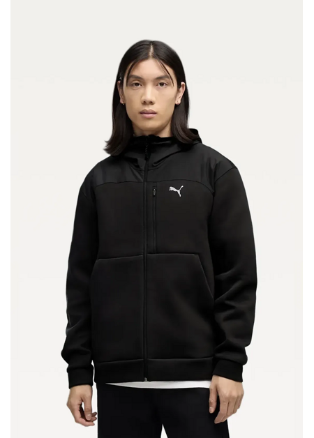 Худі чоловіче PUMA PUMATECH Full-Zip Hoodie чорного кольору