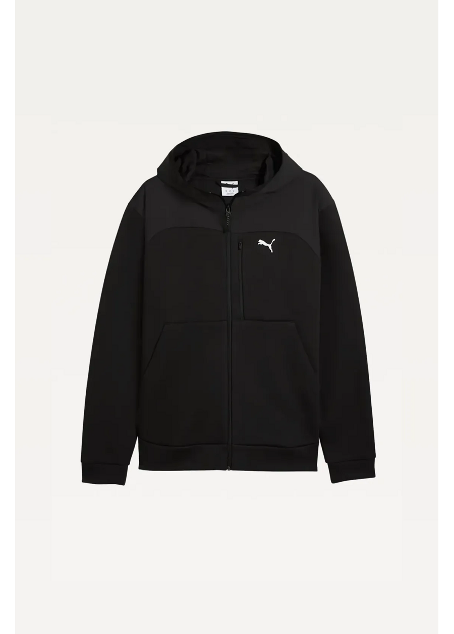 Худі чоловіче PUMA PUMATECH Full-Zip Hoodie чорного кольору