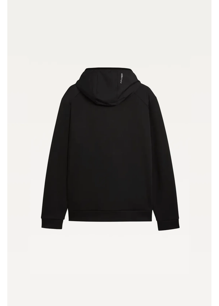 Худі чоловіче PUMA PUMATECH Full-Zip Hoodie чорного кольору
