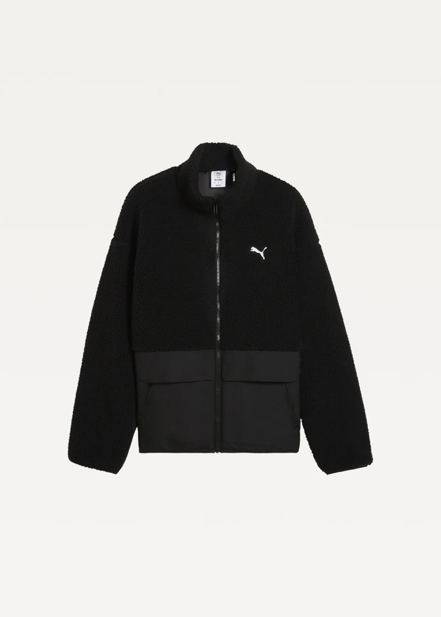 Куртка чоловіча PUMA Hybrid Sherpa Jacket M чорного кольору