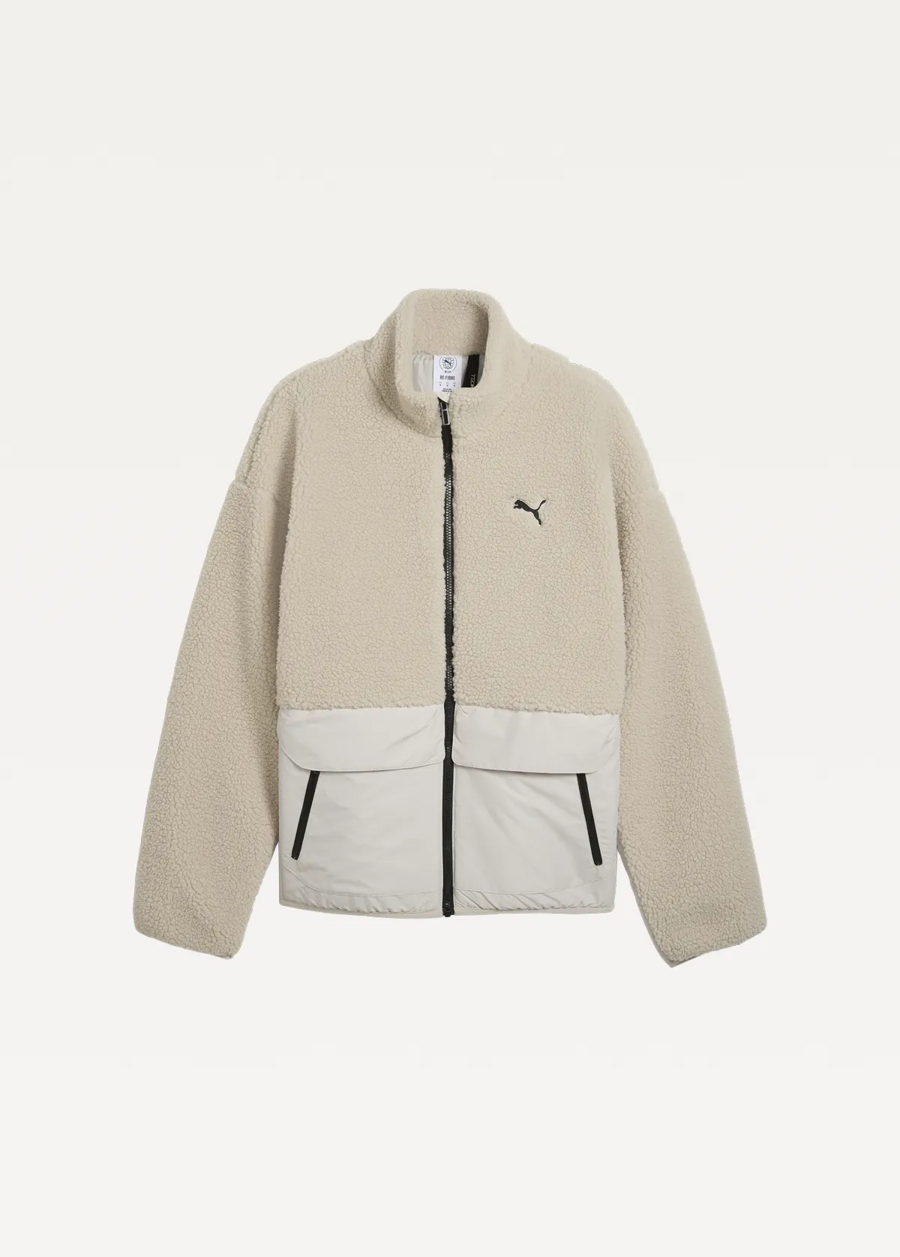 Куртка чоловіча PUMA Hybrid Sherpa Jacket M Silver Fog