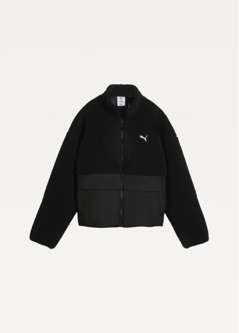 Куртка женская PUMA Re:Fibre Sherpa Jacket W черного цвета