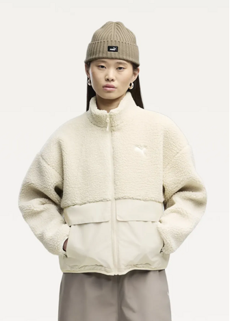 Куртка женская PUMA Re:Fibre Sherpa Jacket W Alpine Snow