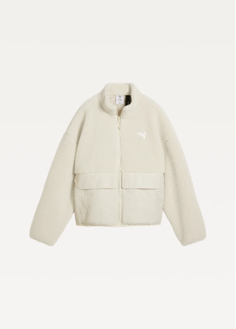 Куртка женская PUMA Re:Fibre Sherpa Jacket W Alpine Snow