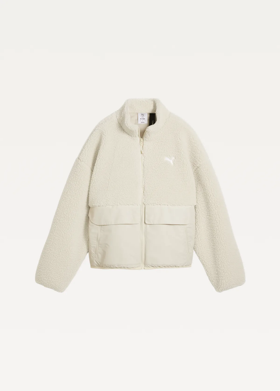 Куртка женская PUMA Re:Fibre Sherpa Jacket W Alpine Snow
