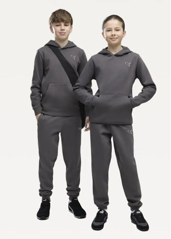 Худи детское PUMA ESS ELEVATED Unisex Hoodie FL Moody Gray