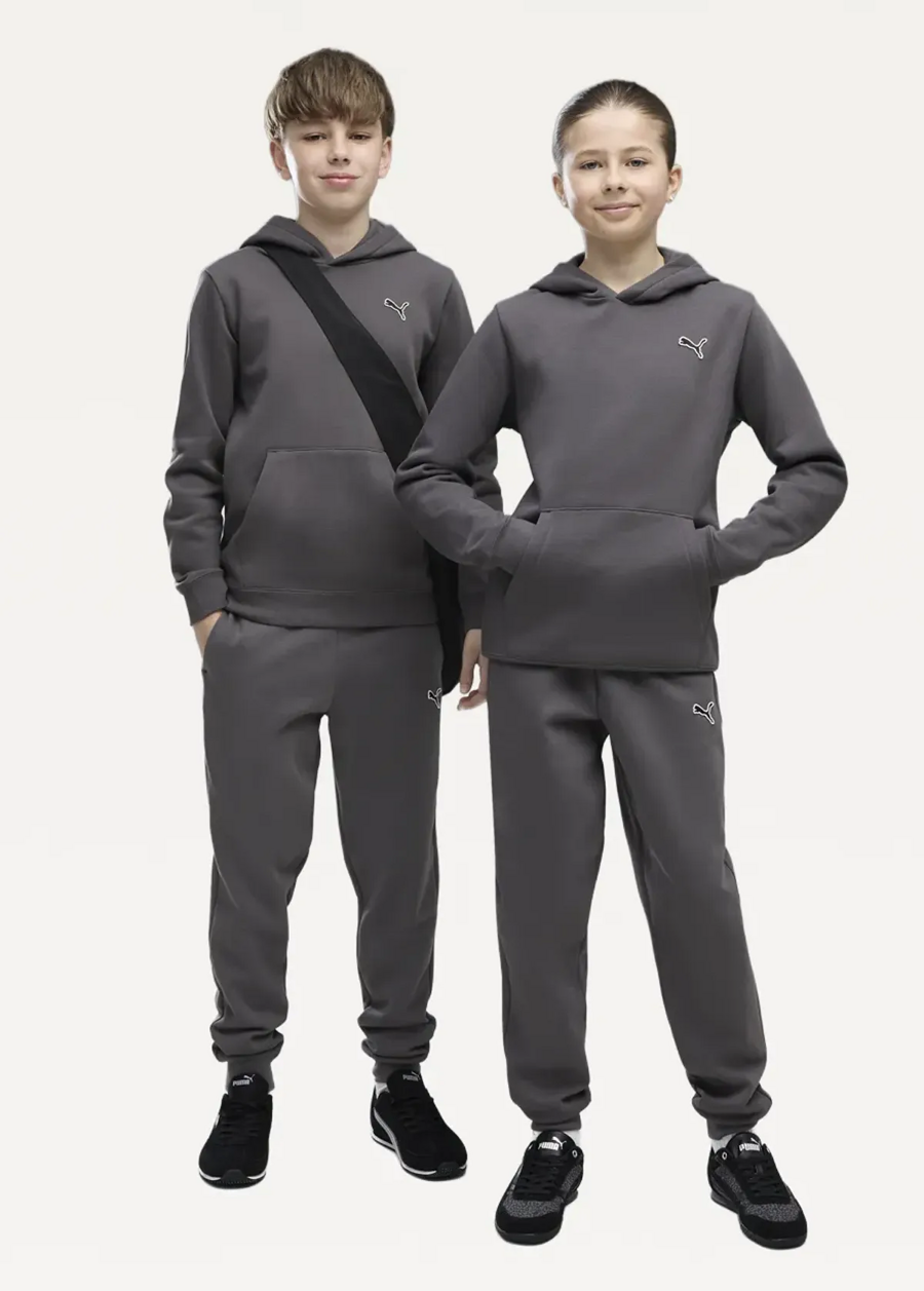 Худи детское PUMA ESS ELEVATED Unisex Hoodie FL Moody Gray