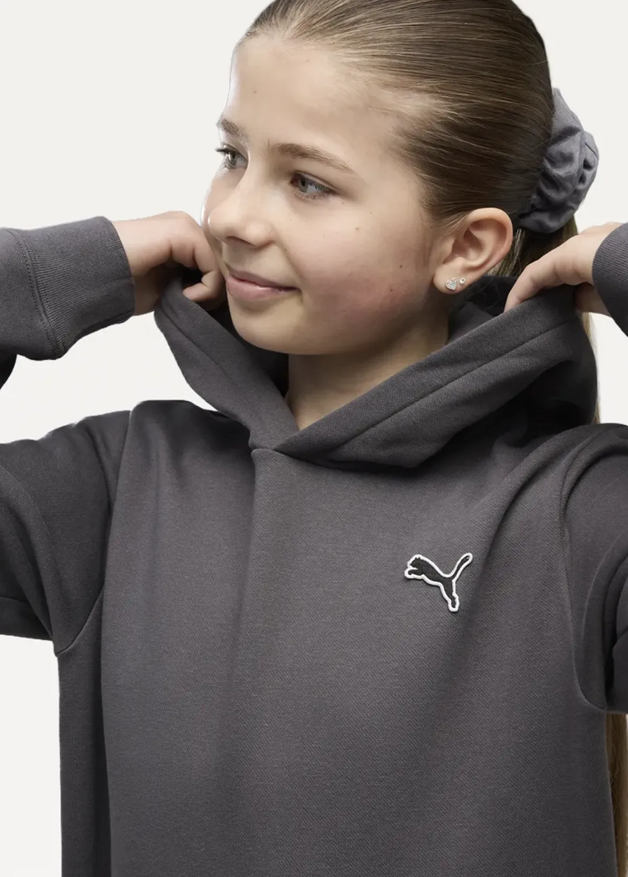 Худи детское PUMA ESS ELEVATED Unisex Hoodie FL Moody Gray