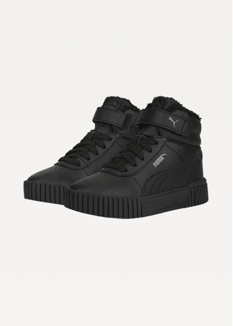 Високі кросівки дитячі PUMA Carina 2.0 Mid WTR PS чорного кольору