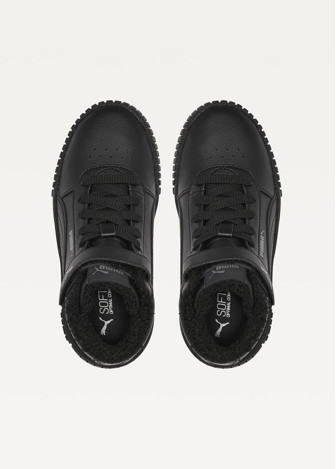 Високі кросівки дитячі PUMA Carina 2.0 Mid WTR PS чорного кольору